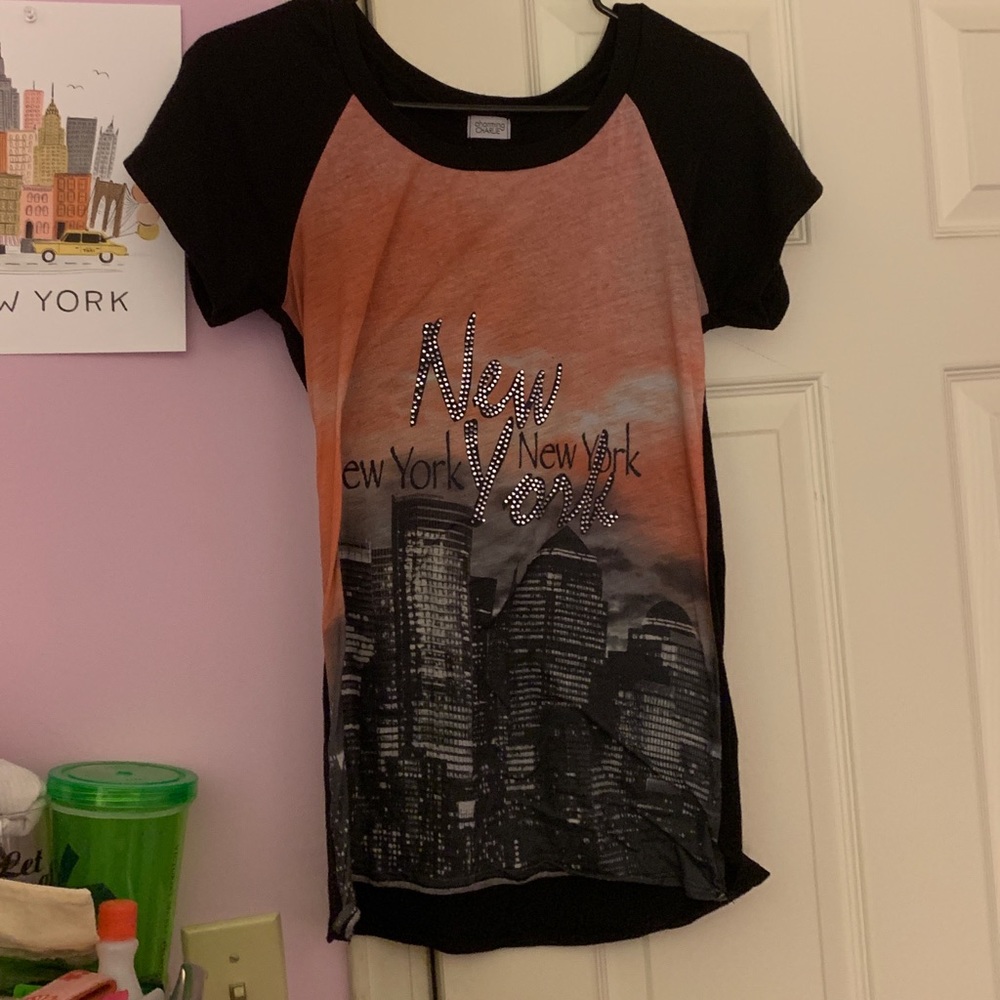 Charming‎ Charlie New York City Bling Top
